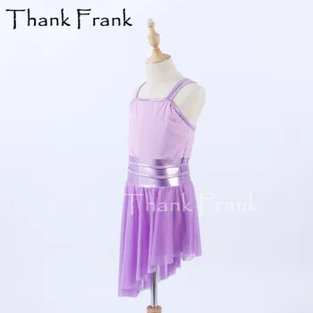 Naujas Moterų Šiuolaikinės Šokių Suknelė Mergaitėms Violetinė Lyrinis Suknelės Vaikams Camisole Baleto Kostiumas Suaugusiųjų Profesinės Leotard Dancewear C691 Nuotrauka 2