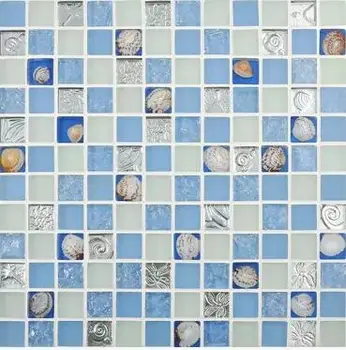 Naujas apvalkalo stiklo mozaikos plytelių vidaus sienos popieriaus mozaika tv sienų lipdukai medienos virtuvės backsplash dušas, vonios kambarys fone Nuotrauka 2