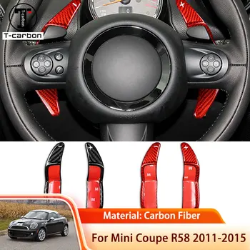 Mini Roadster Coupe R58 2011 2012 2013 2014 2015 Automobilio Vairo Anglies Pluošto Pratęsimo Shift Padengti Automobilio stiliaus Lipdukai