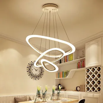 šiuolaikinių led kristalų šviestuvai lubų namų deco led šviesos prabangos dizaineris valgomasis liustra apšvietimo, virtuvė šviesos Nuotrauka 2