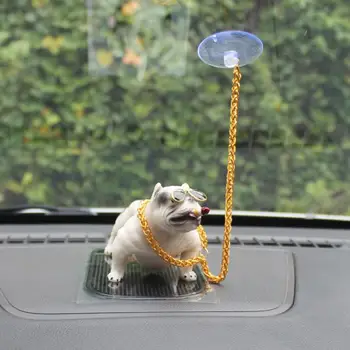 Ilgalaikis Subtilus Imituojamas Automobilio Šuo Lėlės Ornamentu Daugkartinio naudojimo Ornamentu Žaislas, Baudos Kūrinys Namuose