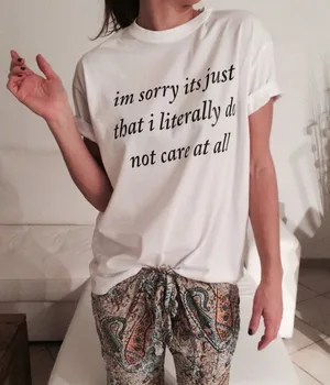 Unisex marškinėliai Moterims Instagram Mados Tees Pilka, Rožinė T Shirt I