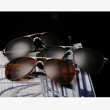 2016 Aukštos Kokybės Vyrai Poliarizuoti akiniai nuo saulės Vyrų Vairavimo Saulės Akinių Mados Polaroid Objektyvas Sunglass Gafas oculos de sol masculino Nuotrauka 2