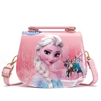 Disney princesė vaikų pu krepšys mergina Užšaldyti Elsa pečių maišą Sofija rankinės, vaikas mados pirkinių krepšys dovanų
