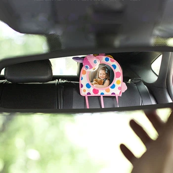Reguliuojamas Automobilių Žiūrėti Atgal, Sėdynė, Veidrodis, Saugos Sėdynės Pagalvėlės Galinio Vaizdo Veidrodis, Kūdikis Susiduria Galiniai Apylinkės Kūdikio Automobilio Saugos Vaikams Stebėti