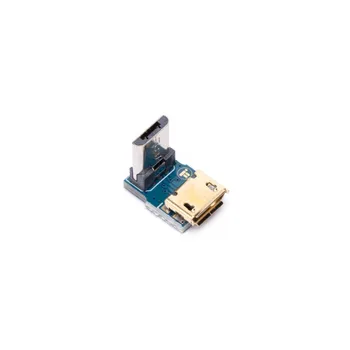 3PCS IFlight Protek35 L-Tipo Adapterio Plokštė Micro USB Vyrų ir Moterų Pratęsimo Valdybos FPV Skrydžio duomenų Valdytojas 