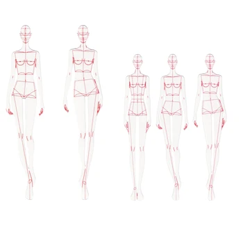 Drabužių dizaino vertus-dažytas tinkas priemonė tapyba žmogaus kūno dinamišką formą valdovas pritaikyti drabužių kratinys valdovas