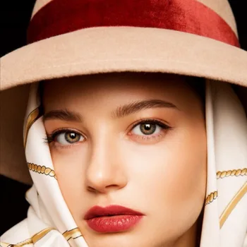 Prancūzija Hepburn Stiliaus Fetrinė Skrybėlė Retro Mados Vilnos Lauko Kibiro Kepurę Derliaus Cloche Skrybėlės Nuotrauka 2